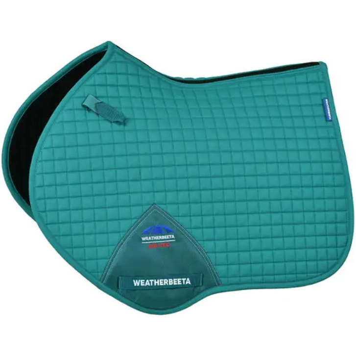 2025 Weatherbeeta Prime Air-Tec Jump Shaped Saddle Pad 1028251 - Dark Turquoise